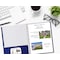 Better Office Products 2 Pocket Paper Folders Portfolio W/Prongs, Matte Texture, Letter Size, Blue, 50PK 84212 - alternate 2